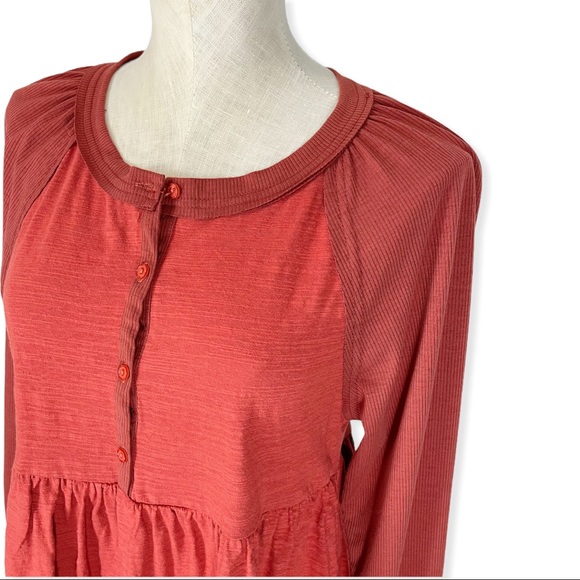 Umgee Rust Long Sleeve Dress - Picture 10 of 16